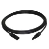 FIL PV 10AWG AVEC MC4 MÂLE (-) ET FEMELLE (+) CLIQUEZ ICI POUR TOUTES LES LONGUEURS