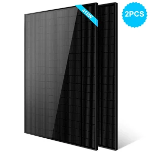 Panneau solaire monocristallin noir PERC 370 W 415 W  440 W 500 W, certifié UL 61730