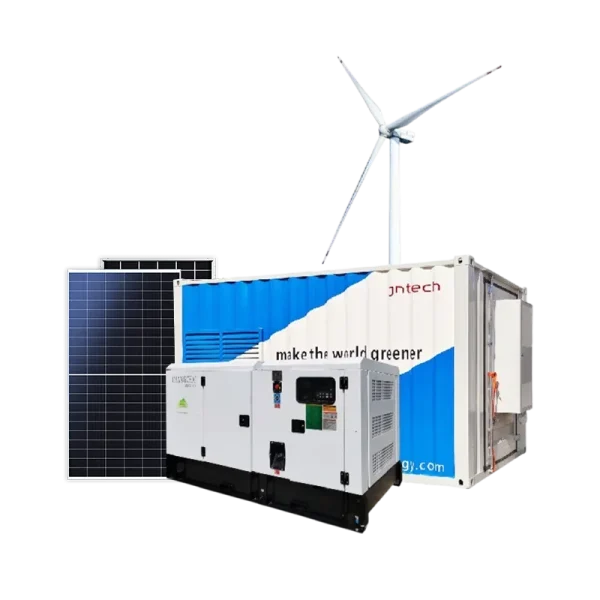 Système de microréseau éolien-