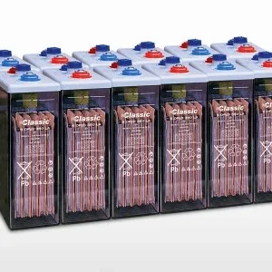 parc de 12 batteries exide gnb classic opzs solar 660 24v 660ah15kwh